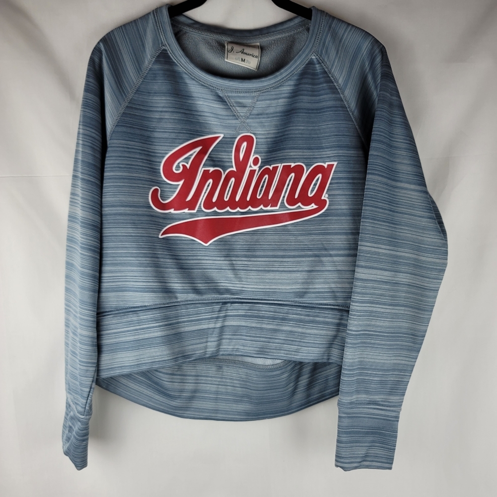 America Women's Indiana Cropped Sweater Size M
